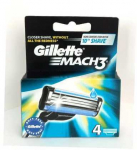 Gillette Skustuvai Mach3 4 Vnt.