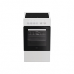 Viryklė INDESIT Cooker | I5V8PMW | Hob type Ceramic | Oven type Electric | Baltas | Plotis 50 cm | Gylis 60 cm | 55 L
