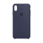 Apple iPhone XS Max Silikoninis dėklas - Midnight Mėlyna