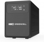 Green Cell Nepartrauktas barosanas avots UPS 800VA 500 W ar LCD displeju PowerCore 12 VDC UPSLPPC500 (5904326376601)