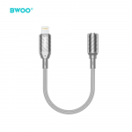 Somostel BWOO BZ66 adapter Lightning - jack 3.5mm pilka