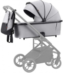 Carrello Alfa Feather Pilkas Lop&scaron;ys ir kuprinė