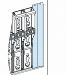 Schneider Electric Schneider &bdquo;PrismaSet&ldquo; vertikalus galinis dangtelis, skirtas ISFL250/630 LVS03741