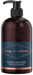 Gillette King C. Beard & Face Wash Barzdos prausiklis 350ml barzdos &scaron;ampūnas Vyrams