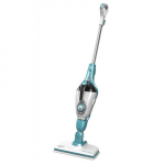 Black & Decker Juodas & DECKER Steam cleaner | FSMH1321-QS | Power 1300 W | Steam pressure 2.5 bar | Vanduo tank capacity 0.5 L | Baltas/Aqua