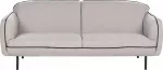 Beliani 3 vietų sofa TONSBERG &scaron;viesiai pilka