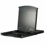 Jungiklis Aten KVM over IP jungiklis ATEN KL1508AiN, 8 prievadai, 48 cm LCD, VGA, PS/2-USB, US i&scaron;dėstymas