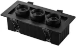 16W LED įleidžiamas &scaron;viestuvas SIDER, juodas, CCT
