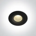 7W LED įleidžiamas &scaron;viestuvas, juodas, 3000/4000/5000K, 10107CA/B/V