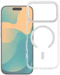 Oem dėklas, skirtas iPhone 18 Pro / 17 Pro, rėmelis skaidrus, hibridinis, Mag dėklas, suderinamas su MagSafe, permatomas