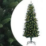 Dirbtinė Sulankstoma Kalėdų Eglutė 180 cm 300 LED &Scaron;ilta balta