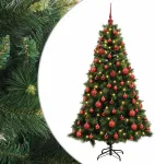 Dirbtinė kalėdinė eglutė su rutuliuku 210 cm 300 LED