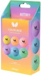 Butterfly Stalo teniso kamuoliukai Ping Pong rinkinys Coloured 6 vnt. (BF_COLOURED)