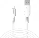 Accezz USB-C į USB laidas – 2 m – Baltas