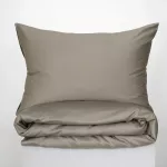 Fejos Namai EXCLUSIVE COFFEE PREMIUM satino patalynės komplektas Pagalvės matmenys - 50x70 cm, Antklodės matmenys - 140x200 cm