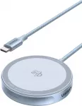UGREEN magnetinis belaidis įkroviklis Qi2 25 W su USB-C 1.5 m laidu W753