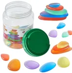 Akmenukai vaikams Masterkidz, permatomi