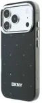 DKNY PC/TPU Rhinestones Magsafe dėklas, skirtas iPhone 18 Pro Max, juodas