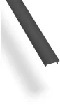Juodas flat cover for GLAX 3.07m LED profile