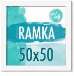 None Balta Mdf rėmelio 50x50 nuotraukai