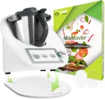 Wave Brands stumdoma lenta Thermomix Tm6, Mixmover, priedai Tm5 ir Tm6, lengvas slydimas maisto kombainui, auk&scaron;tos kokybės akrilas, baltas