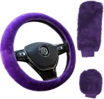 Plau&scaron;inio vairo dangtelio komplektas 3 vnt. (36-39 cm, violetinis)