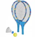 4 dalių teniso rinkinys Xl Raketės kamuoliukas badmintono kamuoliukas