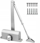 Automatinis durų pritraukėjas su spyruokline hidrauline svirtimi 40-65kg tylus Bedee