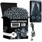 Coolstaff Kalėdinės lemputės Led &scaron;altai baltos lauko su blykste 1000 vnt.