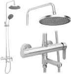 Du&scaron;o sistema REA Arcos, Brushed Nickel