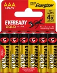 Baterija - Energizer Eveready Gold AAA 6 vnt.
