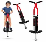 Multistore Pogo lazda vaikams, &scaron;okinėjimo lazda iki 80 kg, juoda