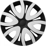 Ratlankio gaubtai 16 juodi balti Opel Vw Alfa Fiat Toyota