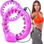 Lewer Hula Hoop su svoriu, liekninantis, i&scaron;manusis su i&scaron;kilimais