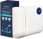 Zenpur atminties putų pagalvė 60 x 40 cm mink&scaron;ta 100% viskoelastinė su organinio bambuko užvalkalu ortopedinė pagalvė Oeko-tex Standard 100 hipoalerginė atminties putų pagalvė