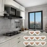 Bqlzr medinių baldų apvalios traukimo rankenėlės 50 x 25 mm medinė apvali traukimo rankenėlė spintelės stalčiui batų dėžei spintelės durelėms 10 vnt. pakuotė namų aksesuarai