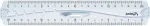 Maped 242120 liniuotė, 20 cm, skaidri, plastikinė