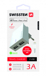 Swissten įkroviklis 2x USB-A 3 A (22045000)