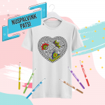 Vaiki&scaron;ki mar&scaron;kinėliai "Nuspalvink pats! &Scaron;irdis"