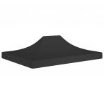 Proginės palapinės stogas, juodos spalvos, 4x3m, 270 g/m&sup2;