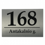 Namo numeris - Aliuminio plok&scaron;tė 40x30cm