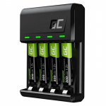 Duracell Žalias Cell VitalCharger UBS-C Charger for AAA/AA batteries / 4x HR03 800mAh included
