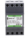 Breve 16024-9879 Modulinis transformatorius PSS 30N 230/24V 30VA 1,25A DIN bėgiui 16024-9879