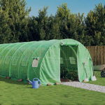&Scaron;iltnamis su plieno rėmu, žalios spalvos, 6x3x2m, 18m&sup2;