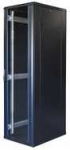 19" Comunication cabinet TOTEN, System G, 42U, 600x800, stiklinės durys, galinės metalinės durys, iki 800kg, juoda / 19-G6842GM