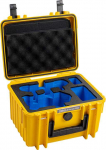 Bw Cases Lauko dėklas 2000 juodai baltas, skirtas DJI Mini 4 Pro (geltonas)