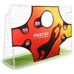 Futbolo vartai 245 x 155 x 80 cm + taikinio kilimėlis