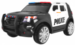 Ramiz Elektromobilis Policija + Sirenos + Megafonas, Juodas