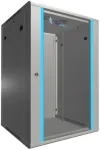 Extralink 18U 600x600 pilka | Rack spintelė | montuojama ant sienos
