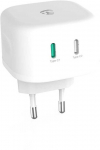 Nedis Netzladeger&auml;t | 45 W | GaN | Schnellladefunktion - 2.25 A / 3.0 A | Anzahl der Ausg&auml;nge: 2 | 2x USB-C&trade; | Automatische Spannungswahl
